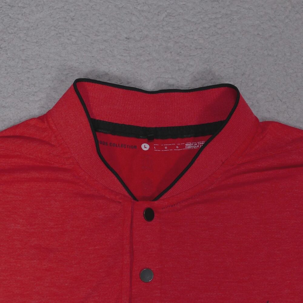 Nike Tiger Woods Collection Max Blade Collar Polo Shirt Red Men's L 726187-672 - Picture 3 of 13